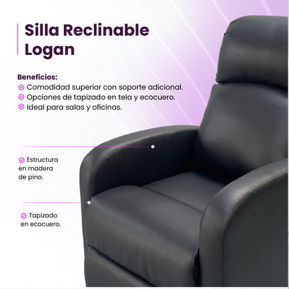 Silla Reclinable Logan 1 puesto