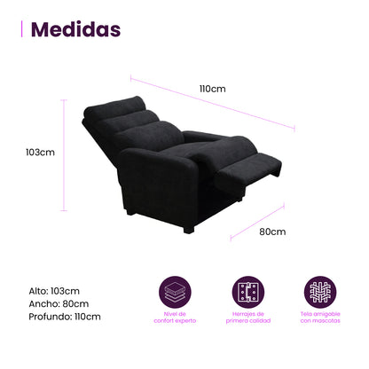 Silla Reclinable Odín - 5 Colores Disponibles